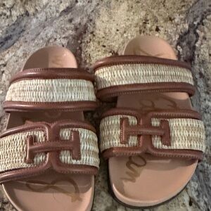 Stylish Tan and Cream Sandals
NWOT